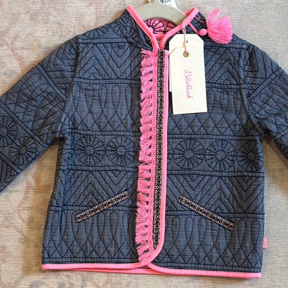 Pink and Blue Kids Jacket by Billieblush